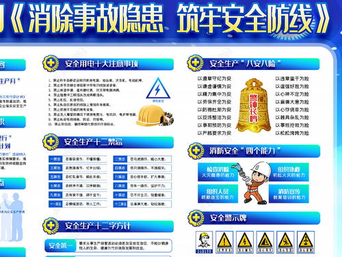 藍色大氣2020全國安全生產(chǎn)月活動宣傳欄設(shè)計與安全技術(shù)防范設(shè)施實施指南
